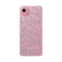 Slim Protection Case［ LAGUNAMOON - FlowerPattern - Clear×Grey ］