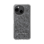 Slim Protection Case［ LAGUNAMOON - FlowerPattern - Clear×Grey ］