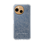 Slim Protection Case［ LAGUNAMOON - FlowerPattern - Clear×Grey ］