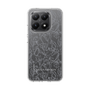 Slim Protection Case［ LAGUNAMOON - FlowerPattern - Clear×Grey ］