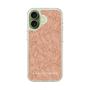 Slim Protection Case［ LAGUNAMOON - FlowerPattern - Orange ］