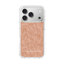 Slim Protection Case［ LAGUNAMOON - FlowerPattern - Orange ］