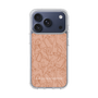Slim Protection Case［ LAGUNAMOON - FlowerPattern - Orange ］