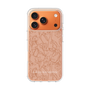 Slim Protection Case［ LAGUNAMOON - FlowerPattern - Orange ］