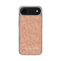 Slim Protection Case［ LAGUNAMOON - FlowerPattern - Orange ］