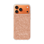 Slim Protection Case［ LAGUNAMOON - FlowerPattern - Orange ］