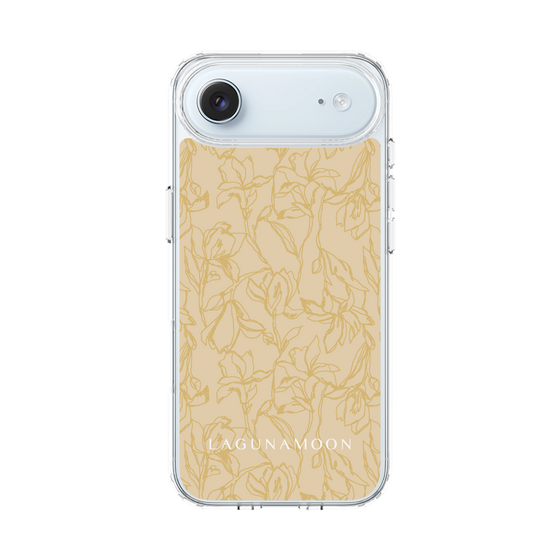 Slim Protection Case［ LAGUNAMOON - FlowerPattern - Yellow ］