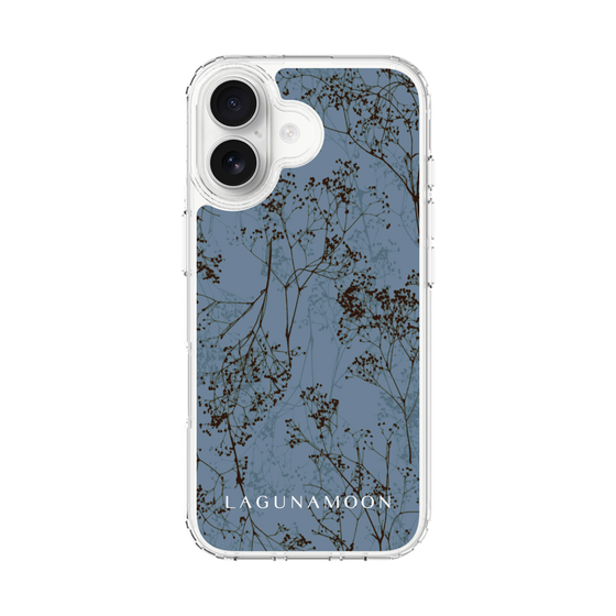 Slim Protection Case［ LAGUNAMOON - Botanical - Blue ］