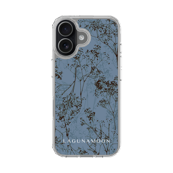 Slim Protection Case［ LAGUNAMOON - Botanical - Blue ］