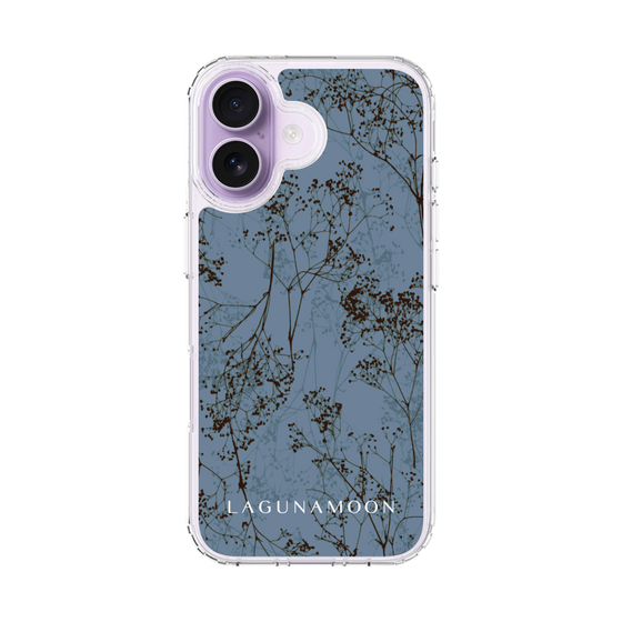 Slim Protection Case［ LAGUNAMOON - Botanical - Blue ］