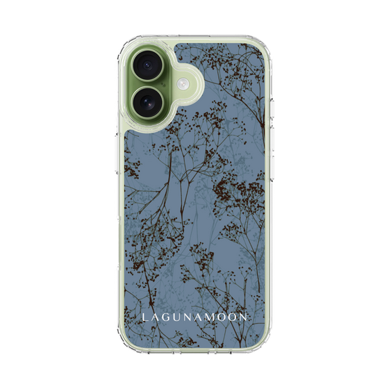 Slim Protection Case［ LAGUNAMOON - Botanical - Blue ］