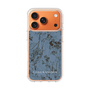 Slim Protection Case［ LAGUNAMOON - Botanical - Blue ］