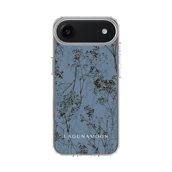 Slim Protection Case［ LAGUNAMOON - Botanical - Blue ］
