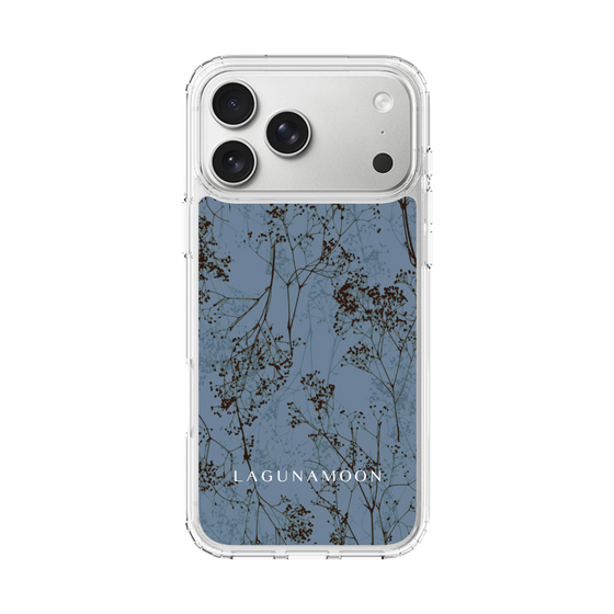 Slim Protection Case［ LAGUNAMOON - Botanical - Blue ］