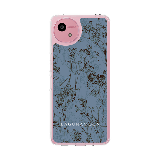 Slim Protection Case［ LAGUNAMOON - Botanical - Blue ］
