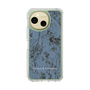 Slim Protection Case［ LAGUNAMOON - Botanical - Blue ］