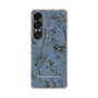Slim Protection Case［ LAGUNAMOON - Botanical - Blue ］