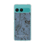 Slim Protection Case［ LAGUNAMOON - Botanical - Blue ］