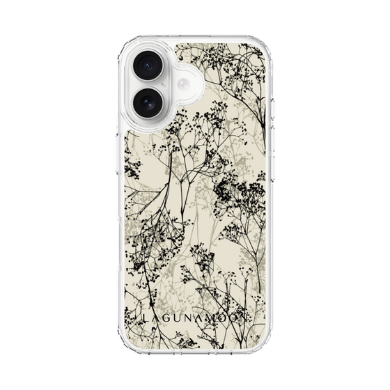 Slim Protection Case［ LAGUNAMOON - Botanical - Beige ］