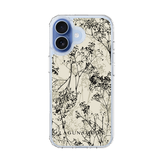 Slim Protection Case［ LAGUNAMOON - Botanical - Beige ］