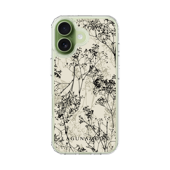 Slim Protection Case［ LAGUNAMOON - Botanical - Beige ］