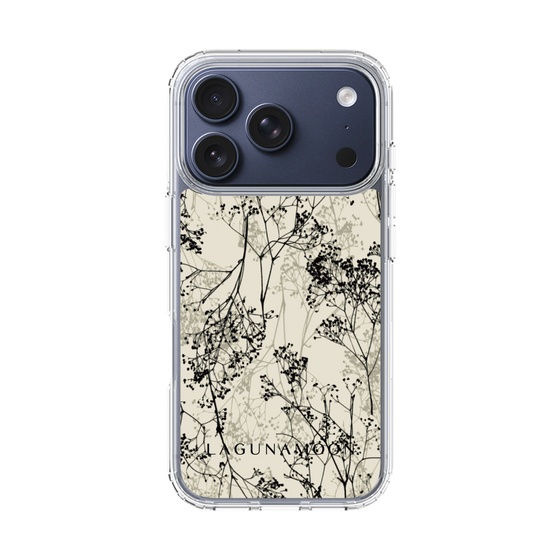 Slim Protection Case［ LAGUNAMOON - Botanical - Beige ］