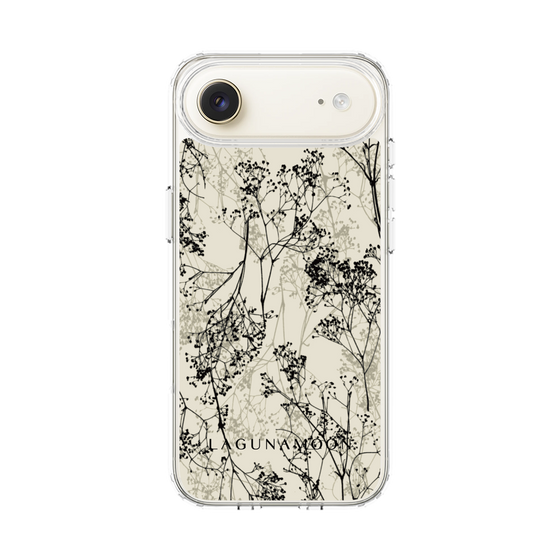 Slim Protection Case［ LAGUNAMOON - Botanical - Beige ］