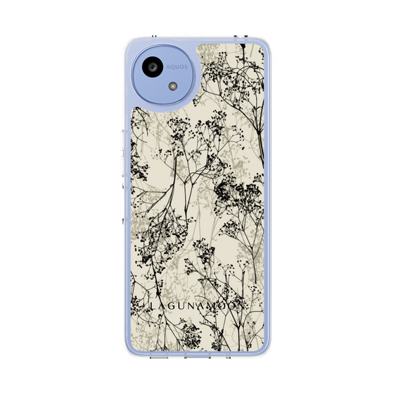 Slim Protection Case［ LAGUNAMOON - Botanical - Beige ］