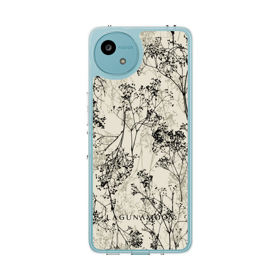 Slim Protection Case［ LAGUNAMOON - Botanical - Beige ］