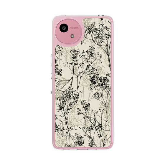 Slim Protection Case［ LAGUNAMOON - Botanical - Beige ］