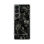 Slim Protection Case［ LAGUNAMOON - Botanical - Black ］
