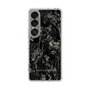 Slim Protection Case［ LAGUNAMOON - Botanical - Black ］