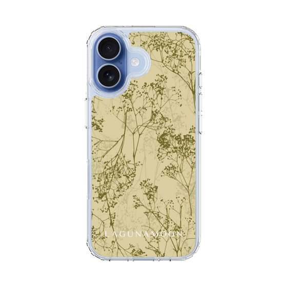 Slim Protection Case［ LAGUNAMOON - Botanical - Yellow ］