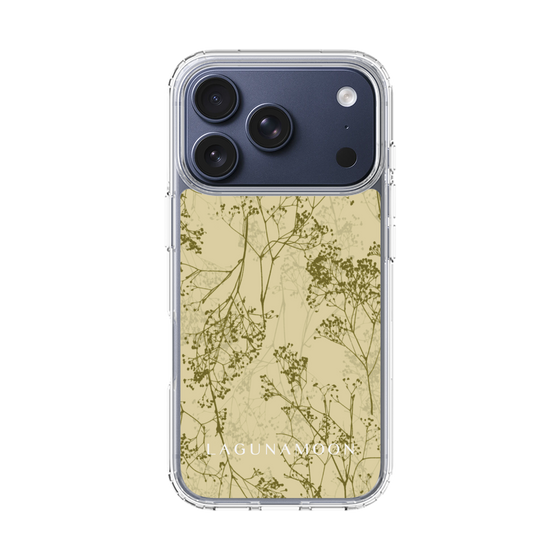 Slim Protection Case［ LAGUNAMOON - Botanical - Yellow ］