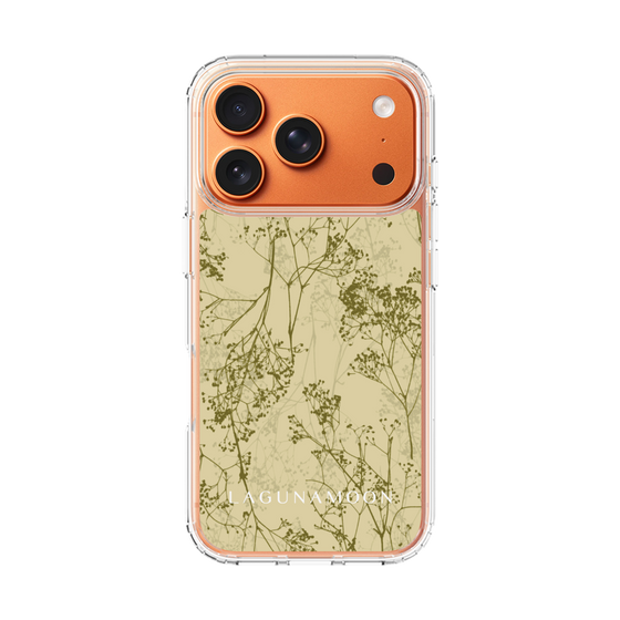 Slim Protection Case［ LAGUNAMOON - Botanical - Yellow ］