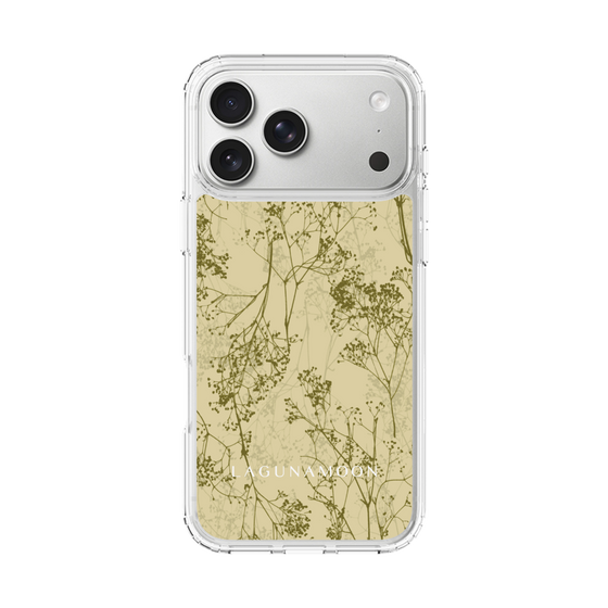 Slim Protection Case［ LAGUNAMOON - Botanical - Yellow ］