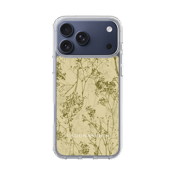 Slim Protection Case［ LAGUNAMOON - Botanical - Yellow ］