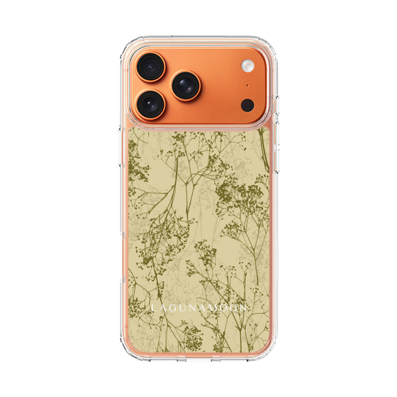Slim Protection Case［ LAGUNAMOON - Botanical - Yellow ］