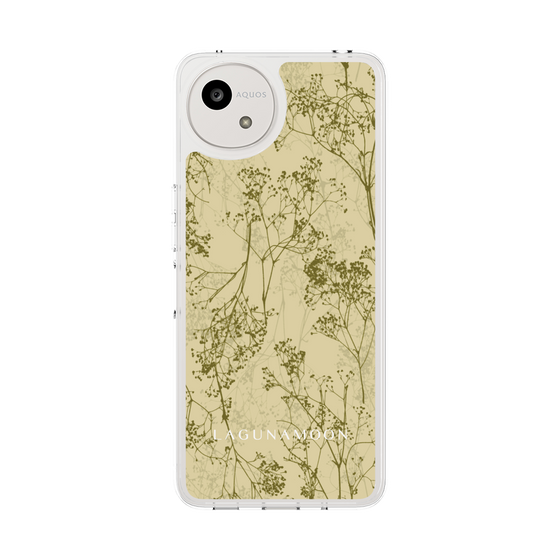 Slim Protection Case［ LAGUNAMOON - Botanical - Yellow ］