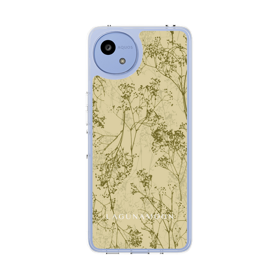 Slim Protection Case［ LAGUNAMOON - Botanical - Yellow ］