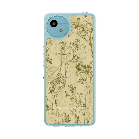 Slim Protection Case［ LAGUNAMOON - Botanical - Yellow ］