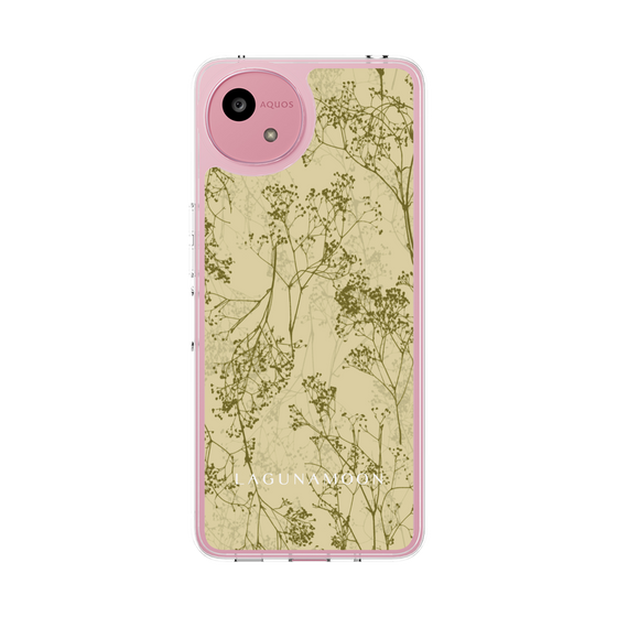 Slim Protection Case［ LAGUNAMOON - Botanical - Yellow ］