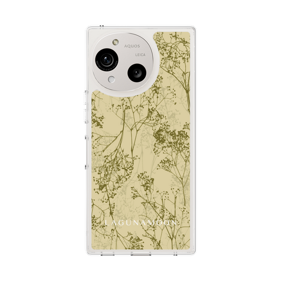 Slim Protection Case［ LAGUNAMOON - Botanical - Yellow ］
