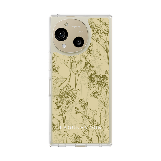 Slim Protection Case［ LAGUNAMOON - Botanical - Yellow ］