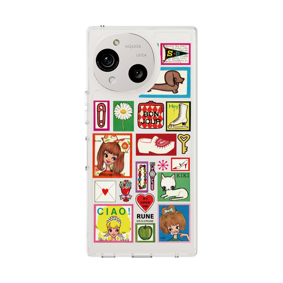 Slim Protection Case［ Rune Naito - Collage ］