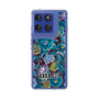 Slim Protection Case［ ANNA SUI - Garden Flower - Cyan ］