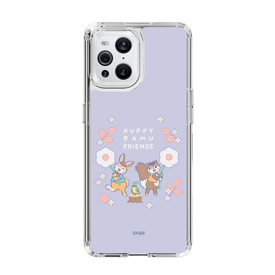 Slim Protection Case［ Kuppyramu Friends - Flower ］
