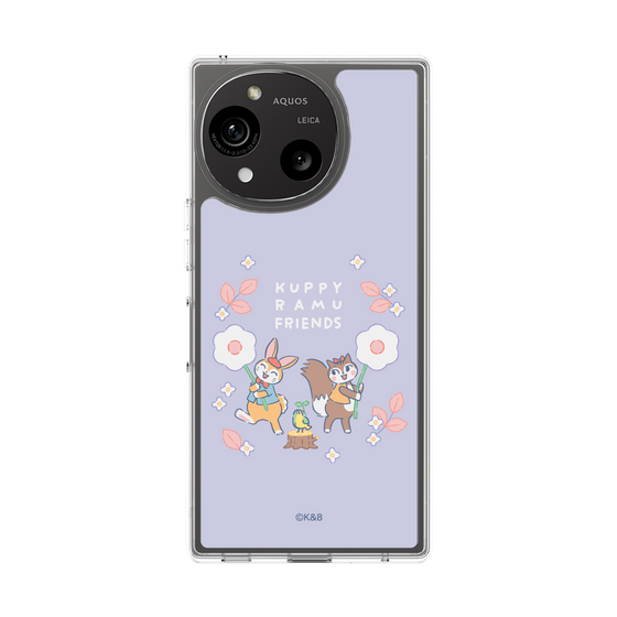 Slim Protection Case［ Kuppyramu Friends - Flower ］