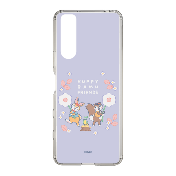Slim Protection Case［ Kuppyramu Friends - Flower ］