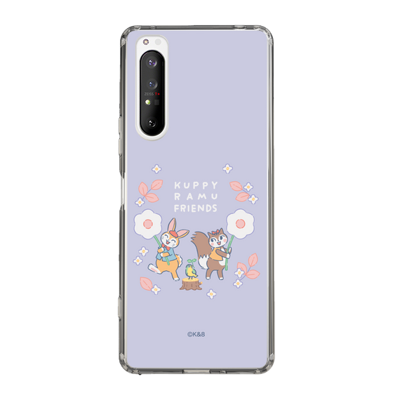 Slim Protection Case［ Kuppyramu Friends - Flower ］